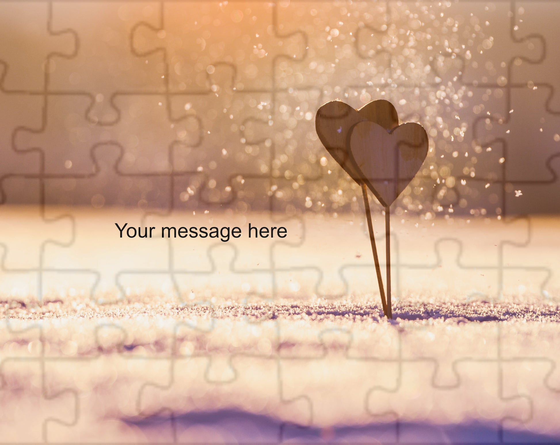 Love You Greeting Card Puzzle 