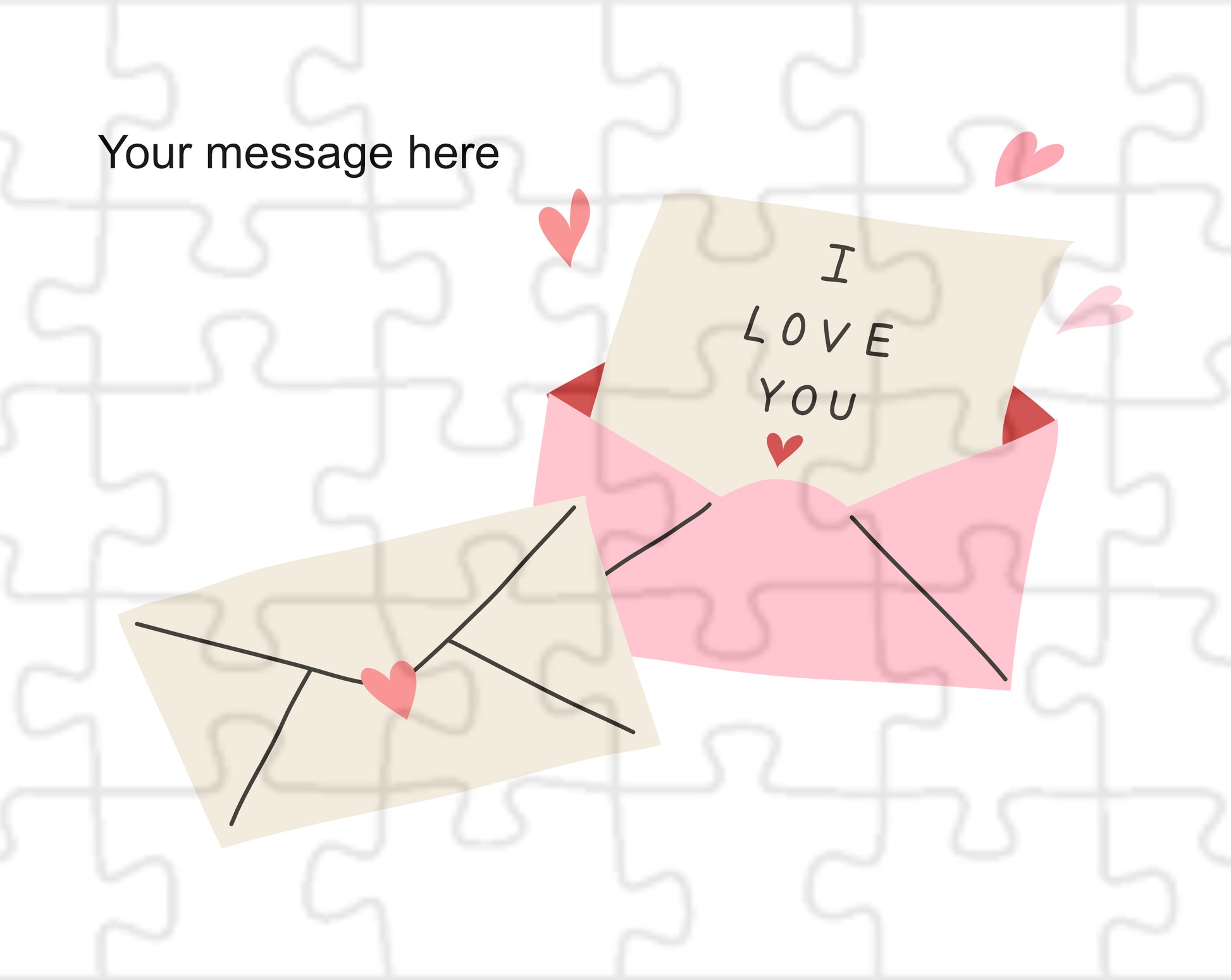 LoveYouEnvelope - gift card puzzle 